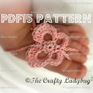 Butterfly Barefoot Sandals Pattern - For Babies..